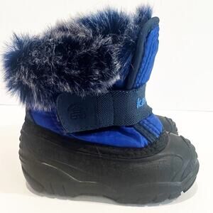 Kamik Blue Snow Boots sz 5 toddler Waterproof Insulated Winter Boots